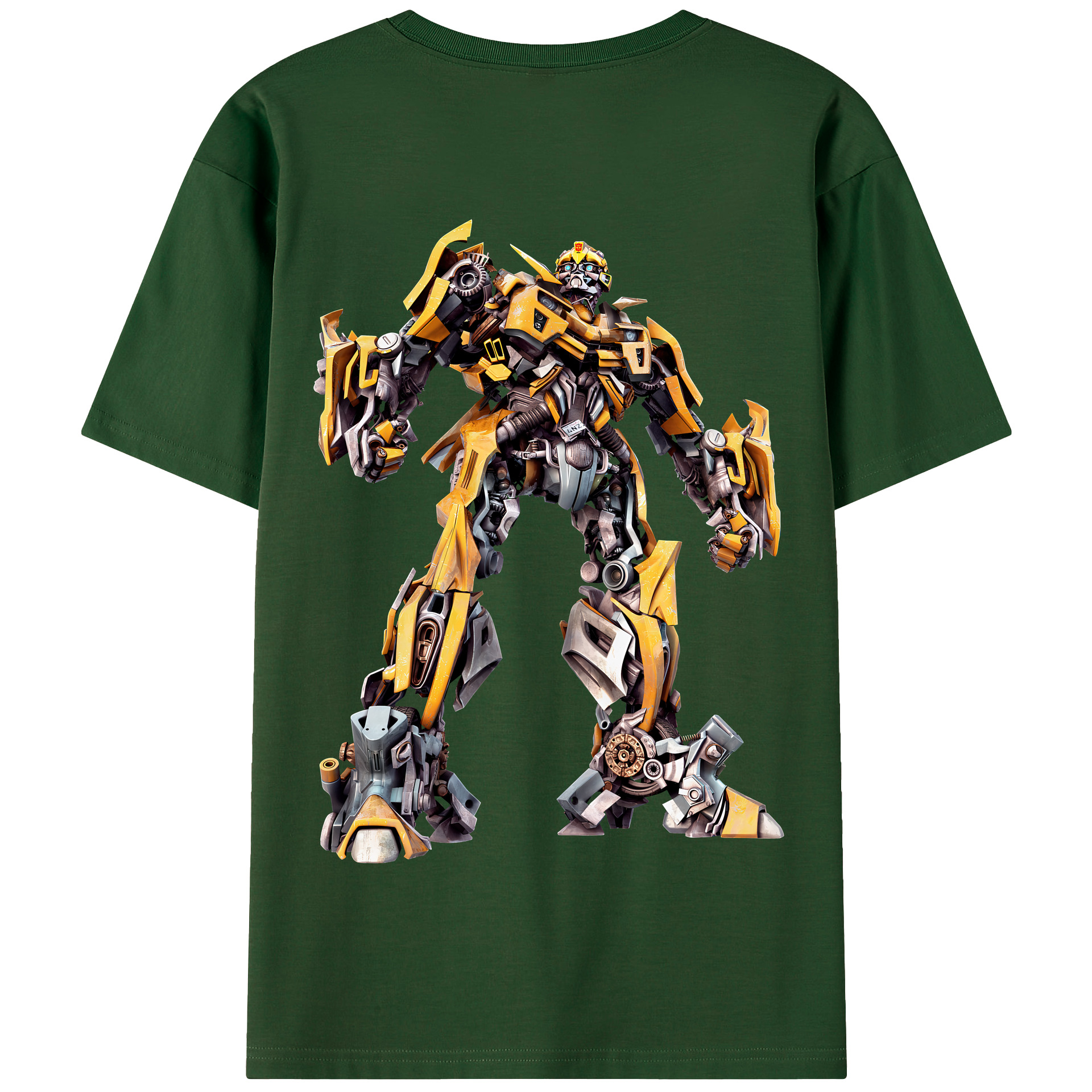 （画像用） Transformers トランスフォーマー 綿100％半袖Tシャツ（背面プリント）